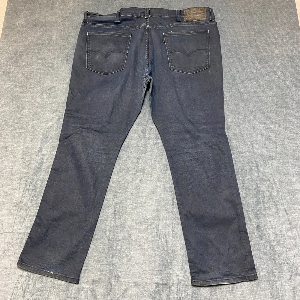 Levi's 511 Jeans Mens 40x30 Black Denim Trendy Look Everyday Wear Dark Wash